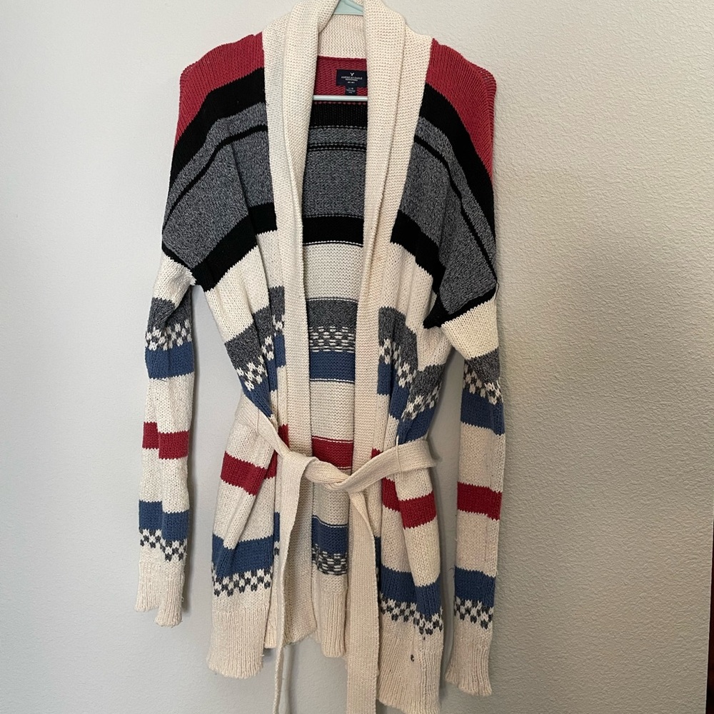 AE belted cardigan